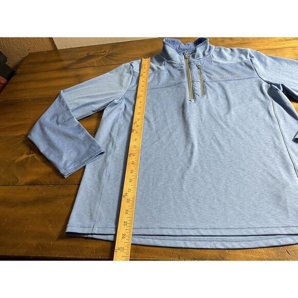 Vineyard Vines Performance On The Go Shep Shirt Light Blue Gray Accents Size Med - Picture 4 of 8